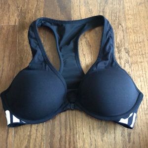 Pink VS push up sports bra